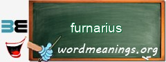 WordMeaning blackboard for furnarius